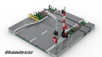 Набор LEGO Modular Street with Railroad Crossing