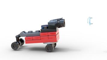 Набор LEGO MOC-48259 working mini fire truck