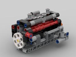 Набор LEGO MOC-48299 42093 and 42103 Combined Model: Mack M10 I6 Engine