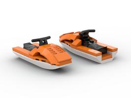 Набор LEGO MOC-48502 Orange Jet Ski