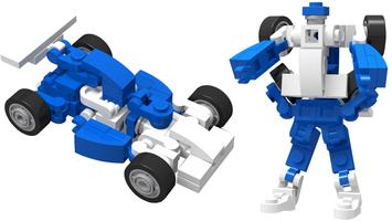 Набор LEGO MOC-48883 Transformers G1 Mirage Mini Mecha