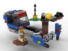 Набор LEGO MOC-49005 Fishing boat lighthouse raft alt for 31075