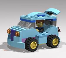 Набор LEGO MOC-49099 10698 Rallye Race Car