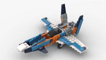 Набор LEGO MOC-49241 31099 V-Tail Jet