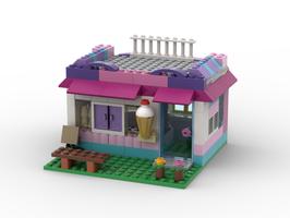 Набор LEGO MOC-49359 Ice Cream Shop (10698 + 10715)