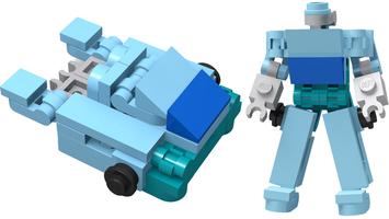 Набор LEGO MOC-49455 Transformers G1 Kup Mini Mecha
