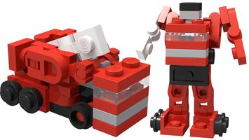 Набор LEGO Transformers G1 Inferno Mini Mecha