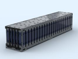 Набор LEGO 40^ Overseas Container in Scale 1:17 (90 x 18 x 19 Studs)