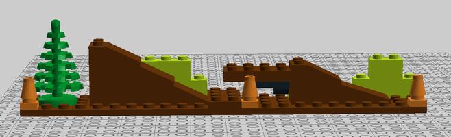 Набор LEGO MOC-49961 Mini Mountain Bike Trail