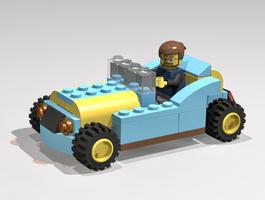 Набор LEGO MOC-50118 10698 Hot Rod Cabrio
