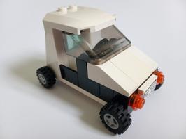 Набор LEGO MOC-50262 Small white and black car
