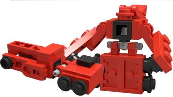 Набор LEGO MOC-50683 Transformers Movie ROTF Devastator-Overload Mini Mecha