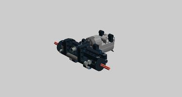 Набор LEGO MOC-50699 Steering for my heavy Truck Peterbilt 379