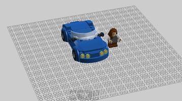 Набор LEGO MOC-50739 Blue car!