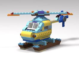 Набор LEGO MOC-50763 10698 Helicopter