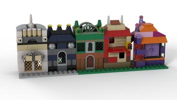 Набор LEGO MOC-51370 11004 Diagon Alley - Harry Potter