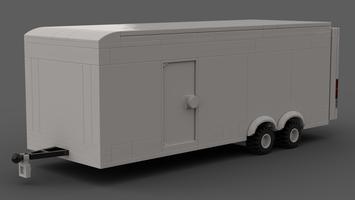 Набор LEGO MOC-51606 Minifig-Scale Car Trailer for 8-Stud-Wide Cars