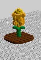 Набор LEGO MOC-52088 Yellow Wild Flower