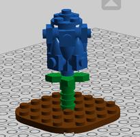 Набор LEGO MOC-52117 Blue Wild Flower