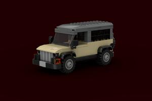 Набор LEGO MOC-52243 jeep wrangler tan