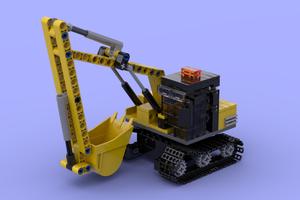 Набор LEGO MOC-52305 Caterpillar excavator
