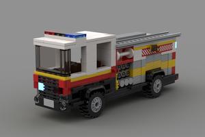 Набор LEGO MOC-52459 Queensland fire truck