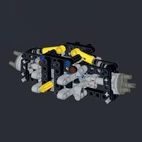 Набор LEGO MOC-52510 back axle for "drift"