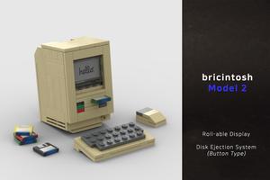 Набор LEGO MOC-52824 LETRO computer Bricintosh, Model 2