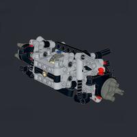Набор LEGO Front axle with caster