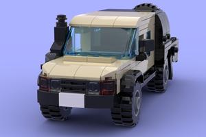 Набор LEGO Toyota land cruiser Ute box back