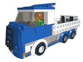 Набор LEGO MOC-53433 Flatbed City Truck