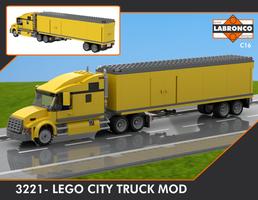 Набор LEGO MOC-53655 C16 - 3221 LEGO City Truck Mod