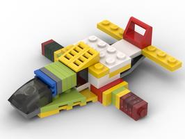 Набор LEGO MOC-53704 lego creator 31086+31087+31092 moc smaller aeroplane