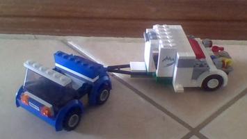 Набор LEGO prison wagon transport