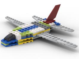 Набор LEGO MOC-53897 lego creator 31086+31087+31092 moc aeroplane 2