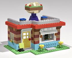 Набор LEGO MOC-54056 10698 American Diner