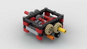 Набор LEGO 4-speed sequential gearbox