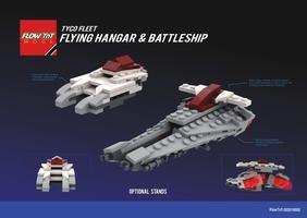 Набор LEGO MOC-54175 Tyco Fleet Flying Hangar & Battleship