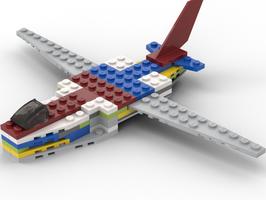 Набор LEGO MOC-54178 lego creator 31086+31087+31092 moc aeroplane 3