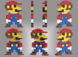 Набор LEGO MOC-54314 Mini Mario in 2.5D