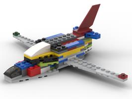 Набор LEGO MOC-54335 lego creator 31086+31087+31092 moc big aeroplane is aeroplane 4