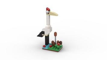 Набор LEGO MOC-54543 10698 Stork