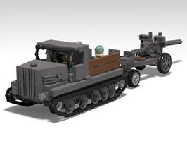 Набор LEGO 122 mm gun M1931/37 (A-19) field gun and Ya-12