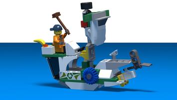 Набор LEGO The Green Pearl - Street Sweeper Pirate Ship (alt. build 60249)