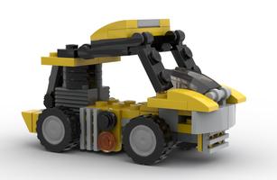 Набор LEGO MOC-55161 31014 Cabrio Smart car