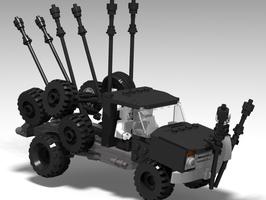 Набор LEGO MOC-55328 Buggy #1 "Tire Medic" - 1982 Ford F-100