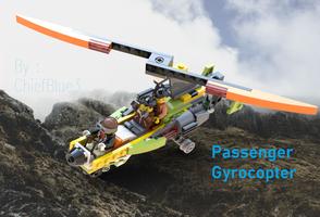 Набор LEGO MOC-55679 Passenger Gyrocopter