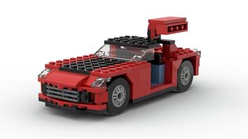 Набор LEGO MOC-55726 5867 Mercedes SLS AMG
