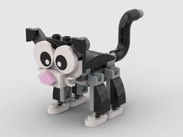 Набор LEGO Black and white cat