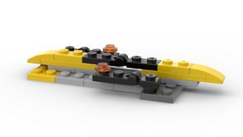 Набор LEGO MOC-56120 31014 Mini Train Crossing (with High Speed Train)